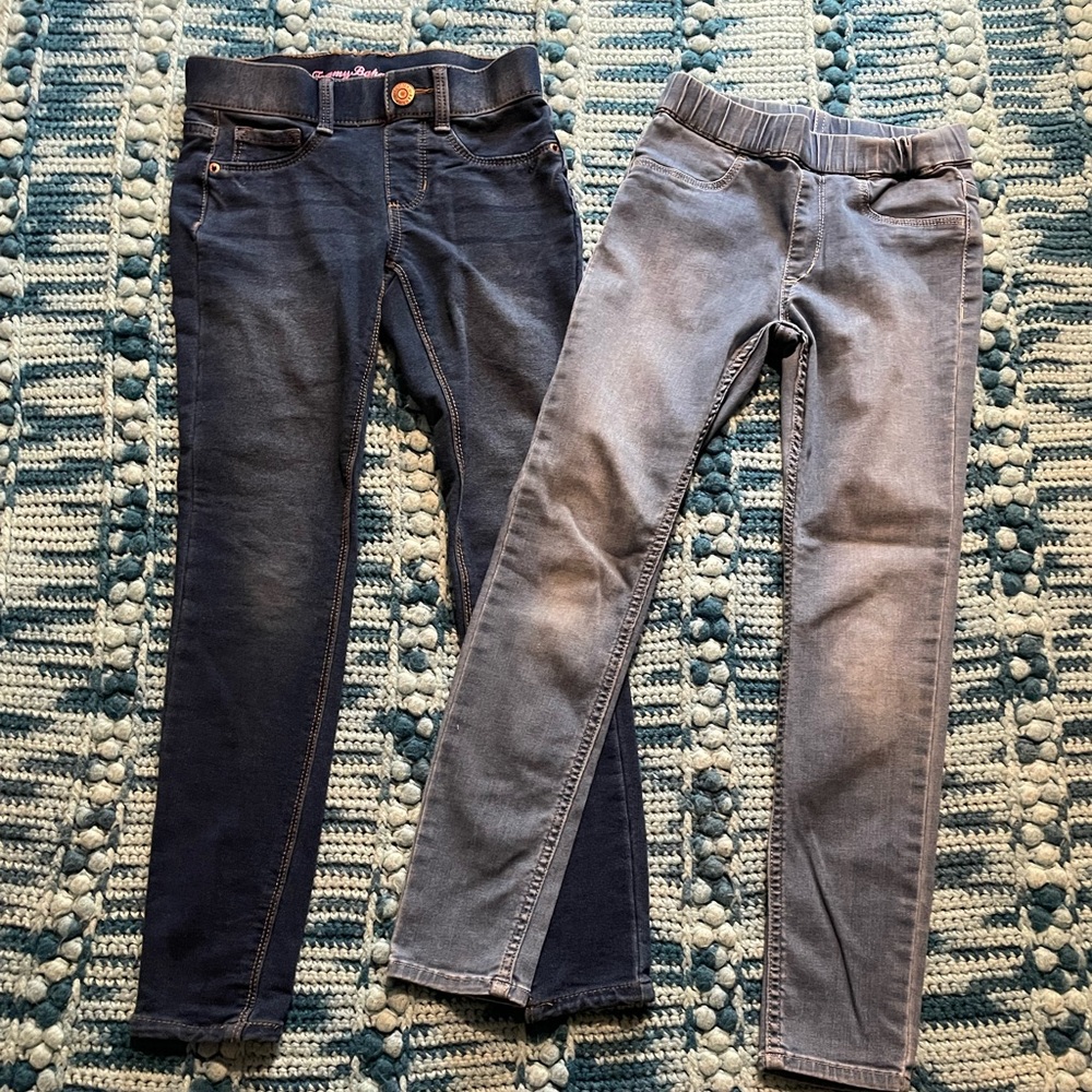 💕 Girls Stretch Waist Jeggins Size 7